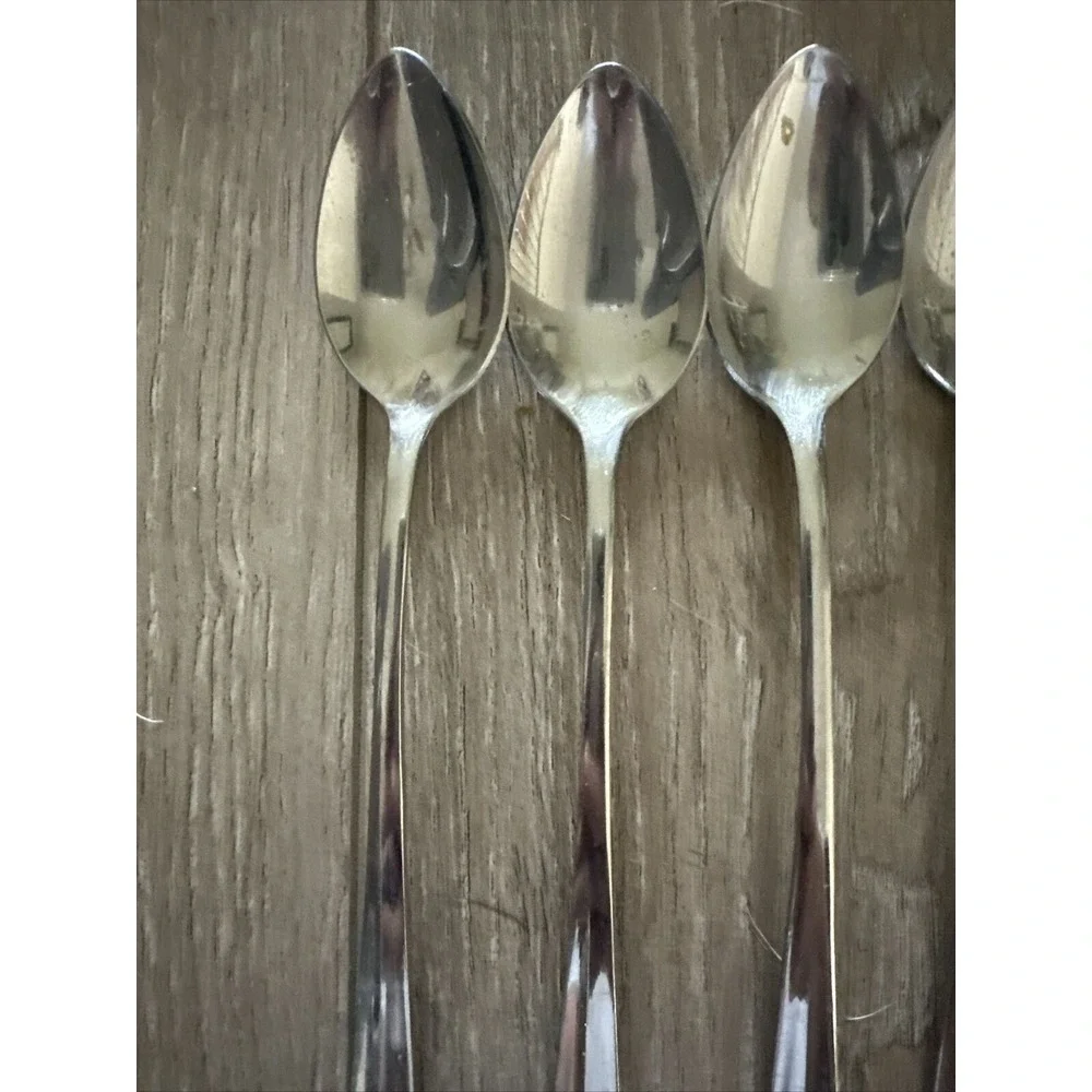 7 PCs‎ Supreme by Towle ASHLEY Iced Tea Spoons 7 3/8 in Stainless Korea 18/8